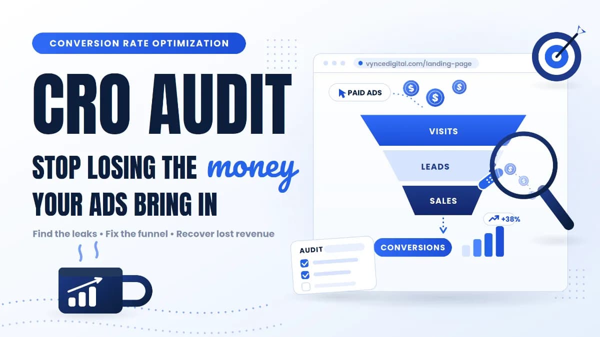 CRO Audit: Stop Losing the Money Your Ads Bring In