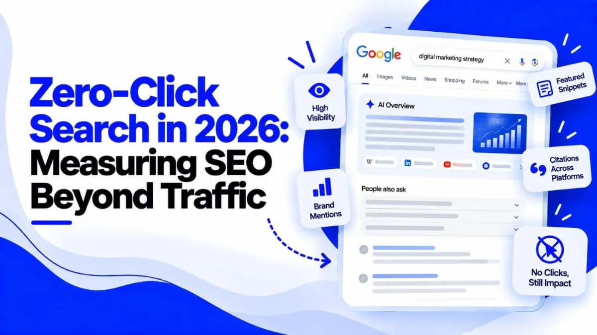 Zero-Click Search in 2026: Measuring SEO Beyond Traffic