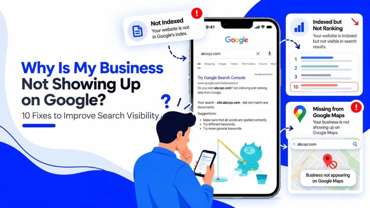 Why Is My Business Not Showing Up on Google? 10 Fixes