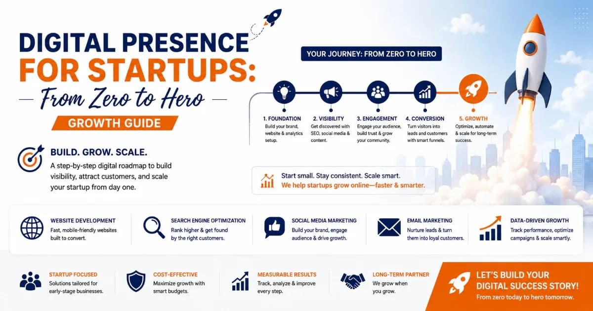 Digital Presence for Startups: Zero to Hero Growth Guide