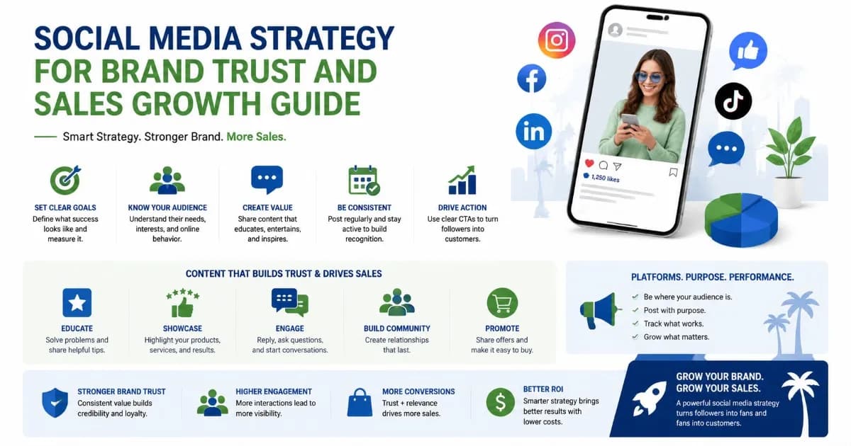 Social Media Strategy for Brand Trust and Sales Growth Guide