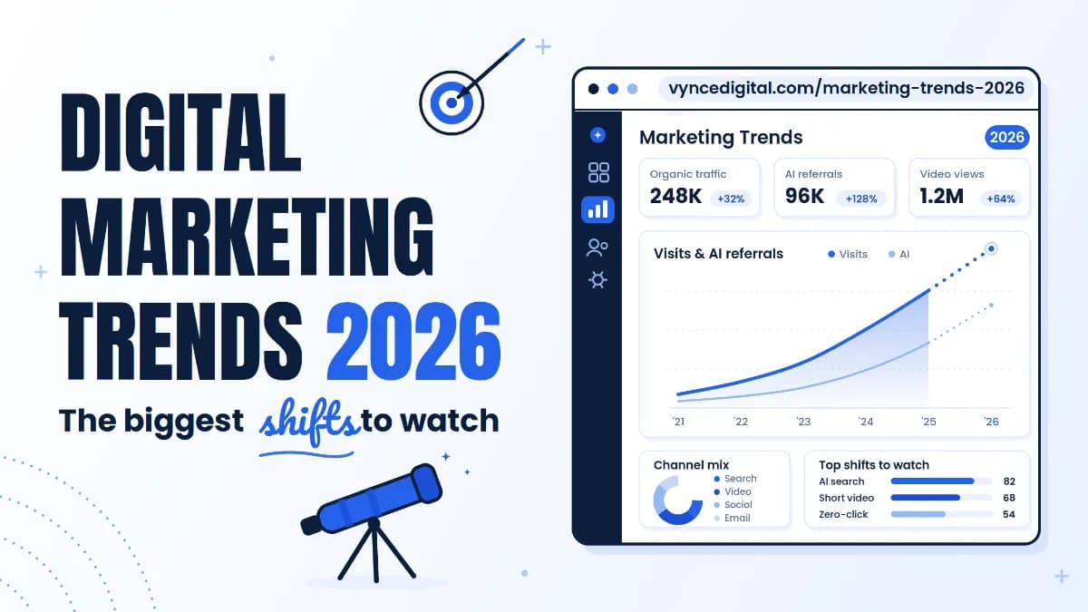 Digital Marketing Trends 2026: The Biggest Shifts to Watch