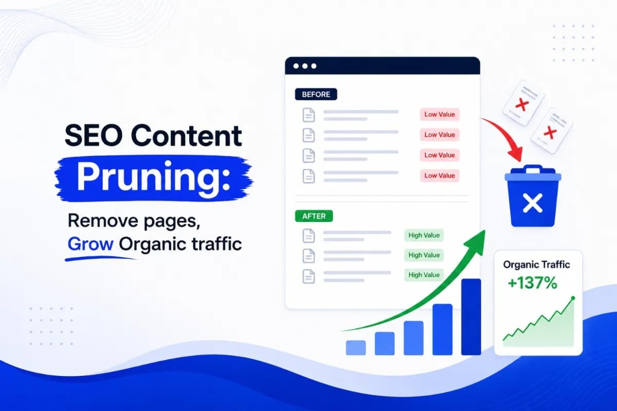 SEO Content Pruning: Remove Pages, Grow Organic Traffic