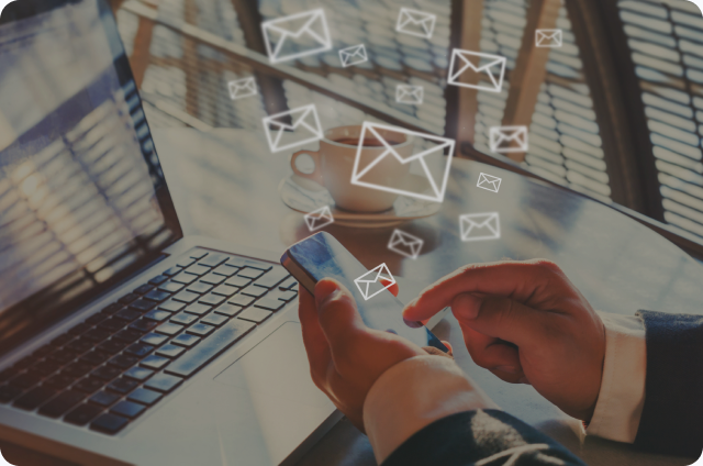 Email marketing campaigns reaching customers across devices