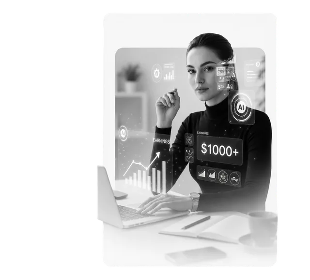 GEO strategist reviewing AI visibility analytics